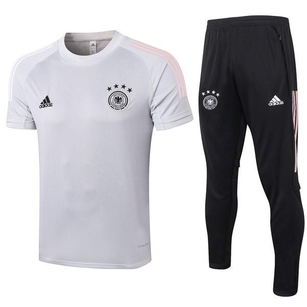 Entrainement Allemagne Ensemble Complet 2020 Gris Noir